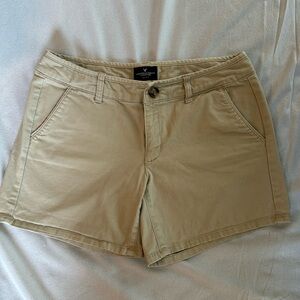 American Eagle Midi Shorts Size 8 Khaki